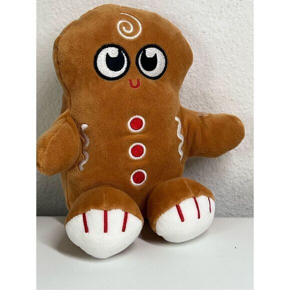 GUND GINGERBREAD COOKIE Holiday Plush Stuffed Toy 7" - Picture 1 of 4
